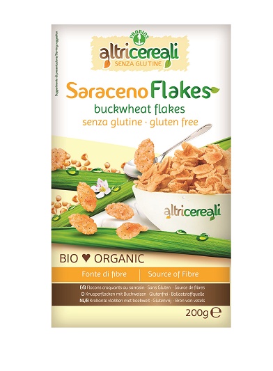 Probios Altri Cereali Saraceno Flakes Cereali Biologici e Senza Glutine