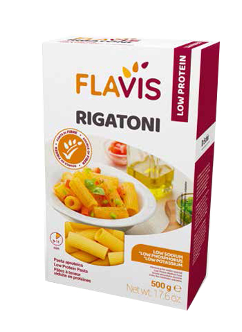 Mevalia Flavis Rigatoni Pasta Aproteica 500 g
