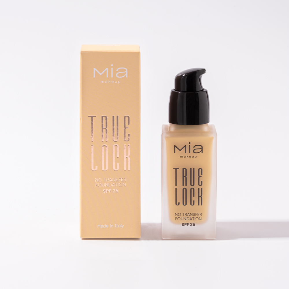 Mia Makeup - True Lock - Fondotinta Fluido SPF25 A Lunga Tenuta - N.08 Pecan