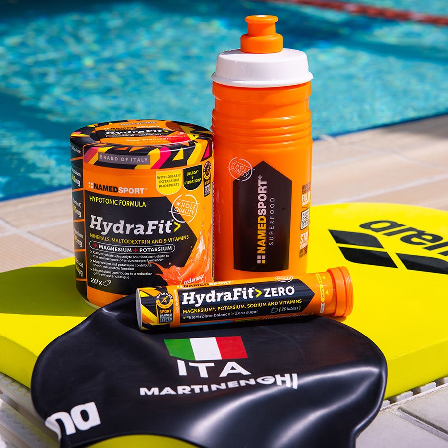 Named Sport HydraFit> 400 g - Integratore Di Magnessio, Potassio E Vitamine