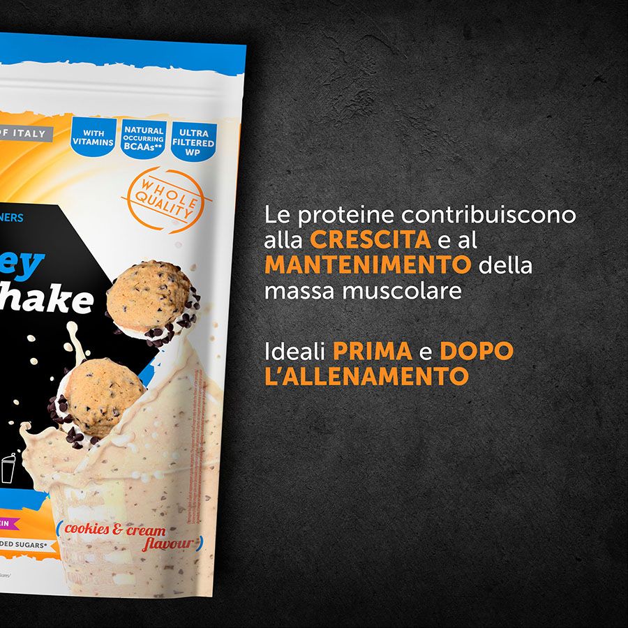 Named Sport 100% Whey Protein Shake Cookies & Cream - Proteine Del Siero Del Latte In Polvere 900 g