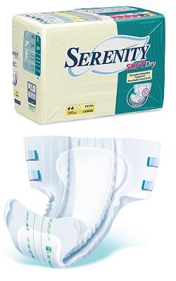Serenity Soft Dry Pannolone Mutandina Super Taglia L 30 Pezzi