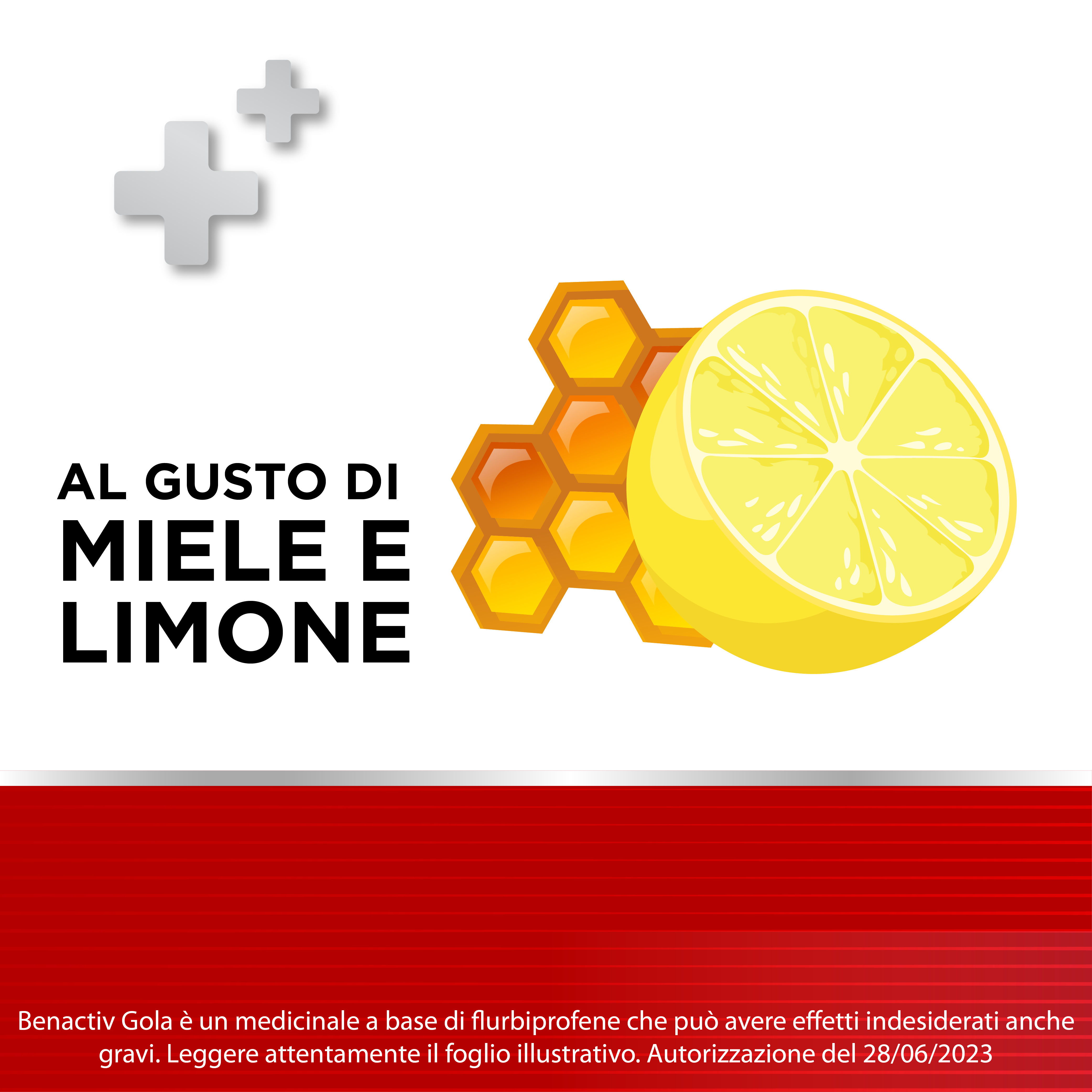 BENACTIV GOLA 16 PAST. LIMONE E MIELE pastiglie mal di gola 
