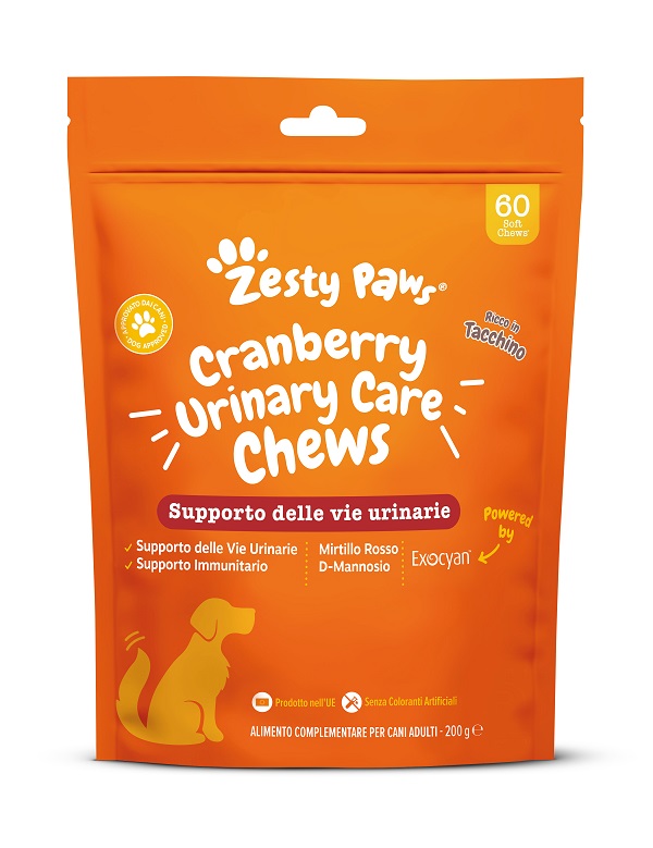 ZESTY PAWS CRANBERRY UR60CHEWS