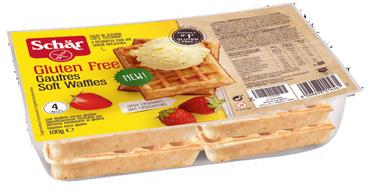Schar Gaufres Soft Waffles cialde soffici senza glutine 4 pezzi