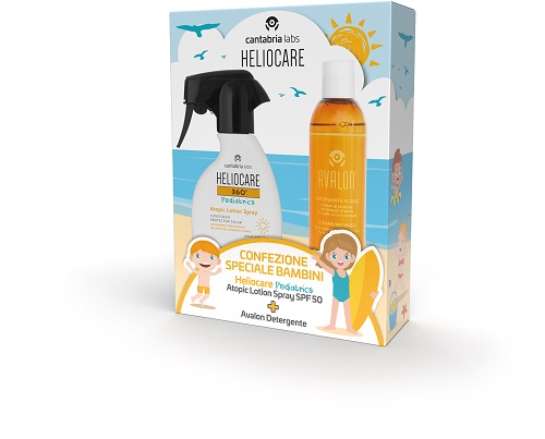 Heliocare 360° Pediatrics Atopic Lotion SPF50 250ml + Avalon Detergente 250ml