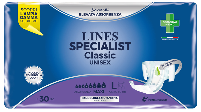 LINES CLAS PANN MAXI L 30PZ 0345