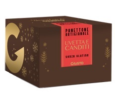 GIUSTO S/G PANETTONE UVET/CAND
