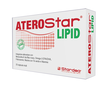 Aterostar Lipid 1300 mg Integratore Colesterolo 20 Capsule Molli