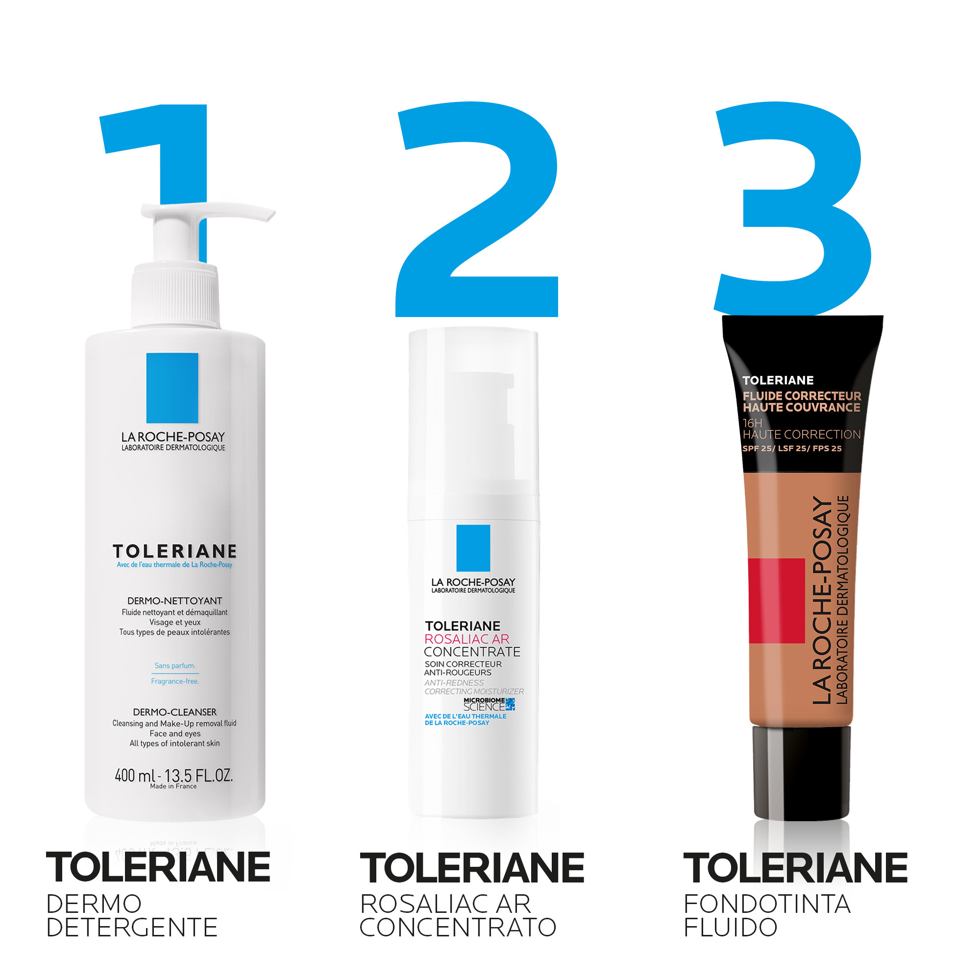 La Roche-Posay Toleriane - Fondotinta Fluido Ad Alta Coprenza N 14