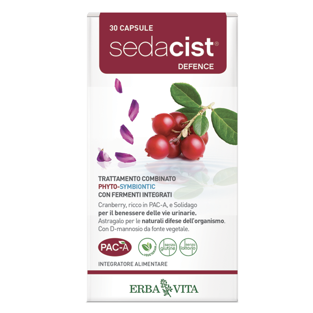 Erba Vita Sedacist Defence Integratore Vie urinarie 15+15 Capsule