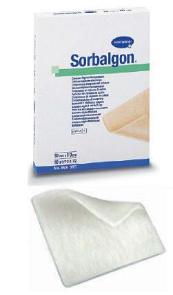 Sorbalgon Medicazione Sterile 10X10cm 10 Pezzi