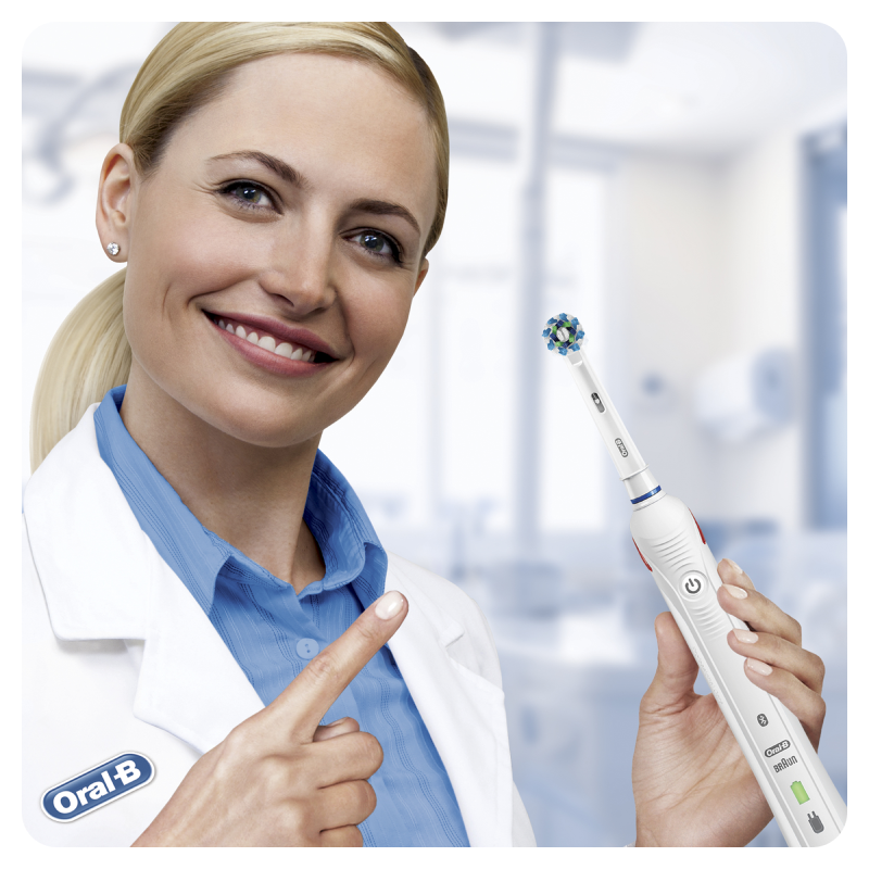 Oral-B Spazzolino Elettrico Ricaricabile Smart 4. 4100S Bianco