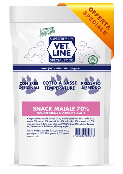 VET LINE SNACK MAIALE 80G