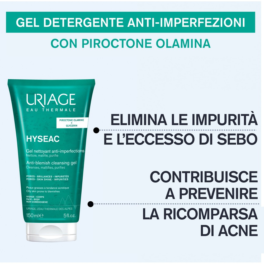 Hyseac Gel detergente anti-imperfezioni per viso e corpo - 150ML