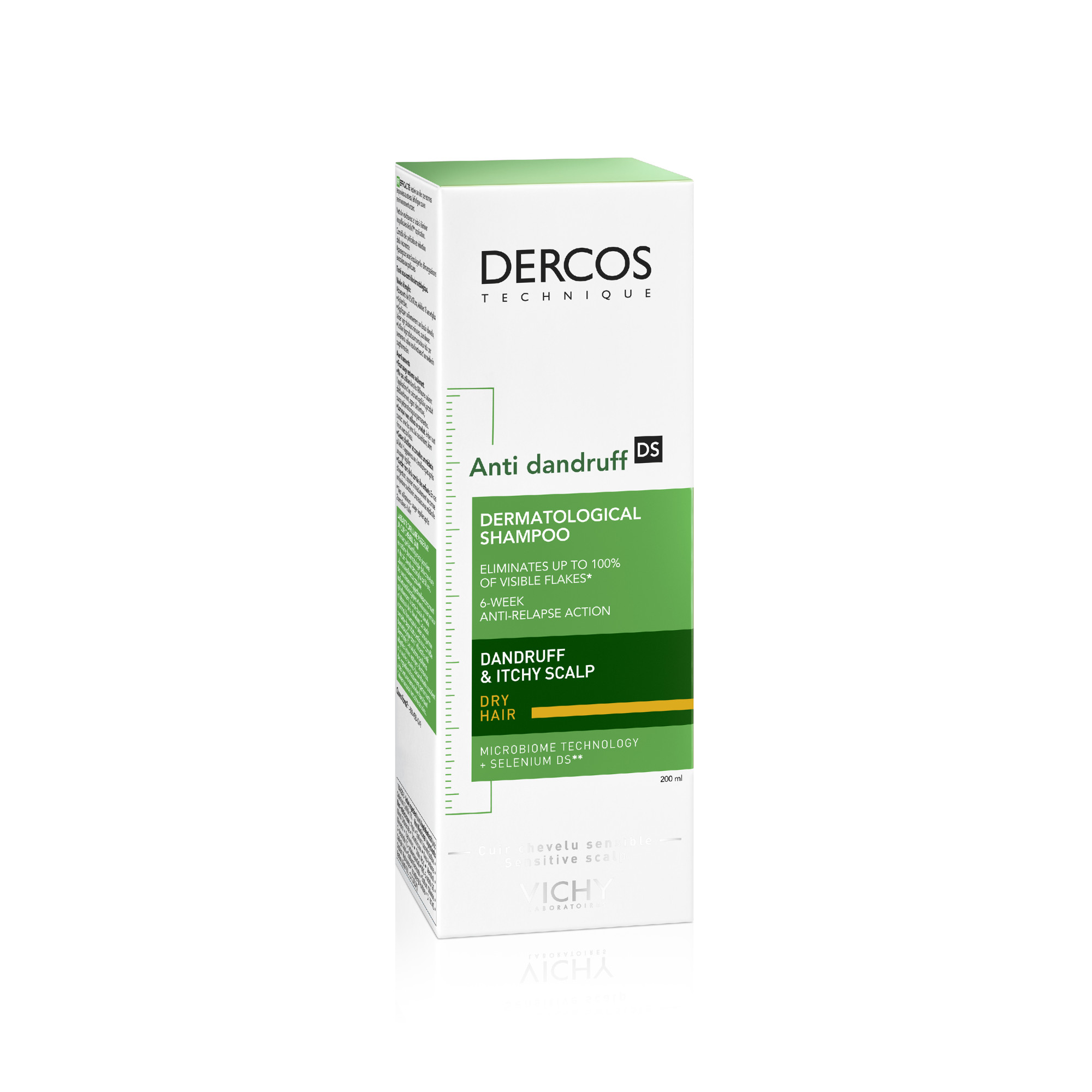 Vichy Dercos Shampoo trattante Anti-forfora DS dermatologico per capelli secchi 200 ml