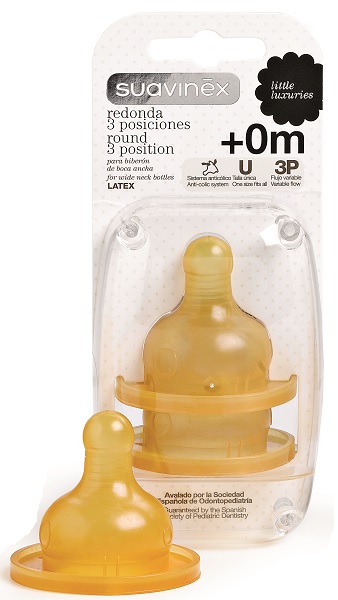 SUAVINEX TETT LATT 3POS L 2PZ