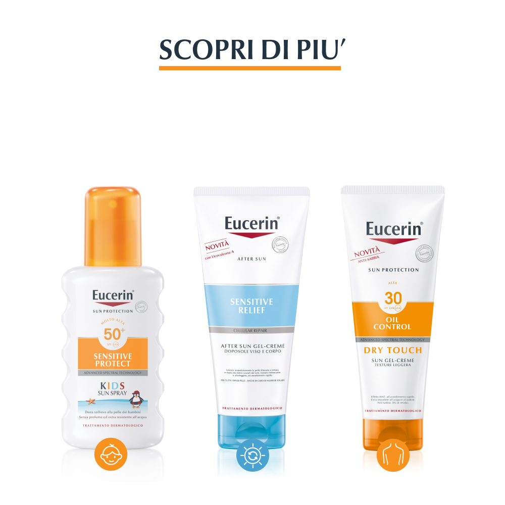 Eucerin Sun Crema Solare Viso per pelle secca SPF50+ 50mL