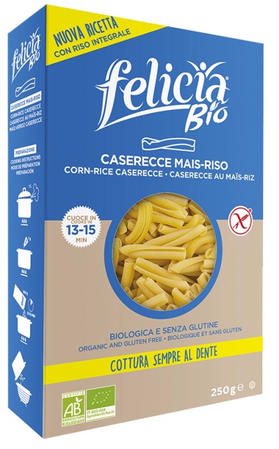 Felicia Bio Pasta di Mais e Riso Casarecce 250 g
