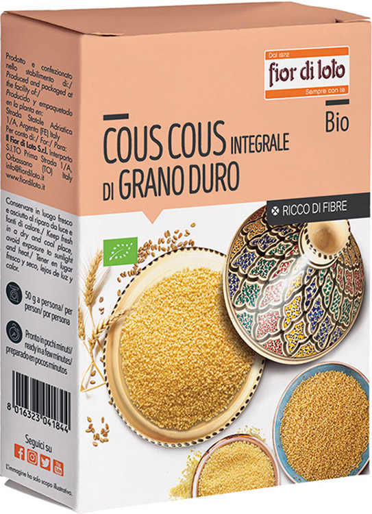 Fior Di Loto Cous Cous Di Grano Duro Integrale Biologico 500 g