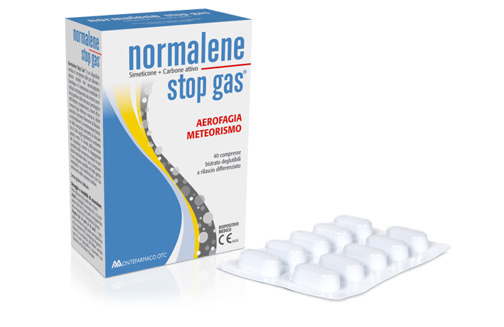 Normalene Stop Gas 40 Compresse