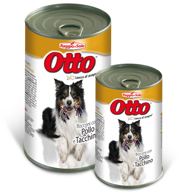 RAGGIO DI SOLE OTTO CANE BOCCONI POLLO TACCHINO 1,25KG (lattina)