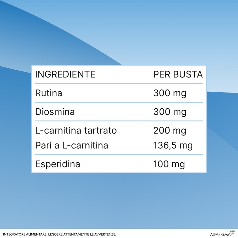 Flebinec - Integratore per tono venoso e drenaggio linfatico - 14 Bustine