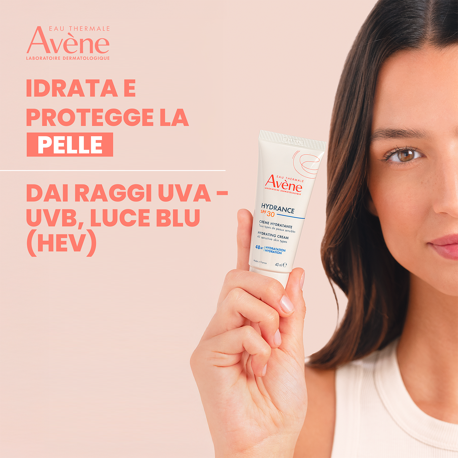 Avène Hydrance SPF30 - Crema Idratante Per Pelle Sensibile 40 ml