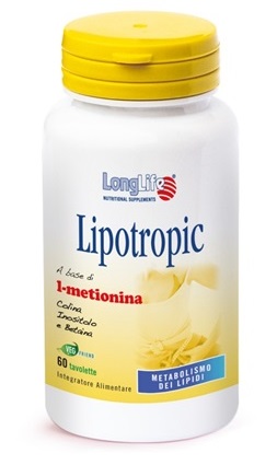 Longlife Lipotropic integratore alimentare utile per il metabolismo dei lipidi 60 tavolette