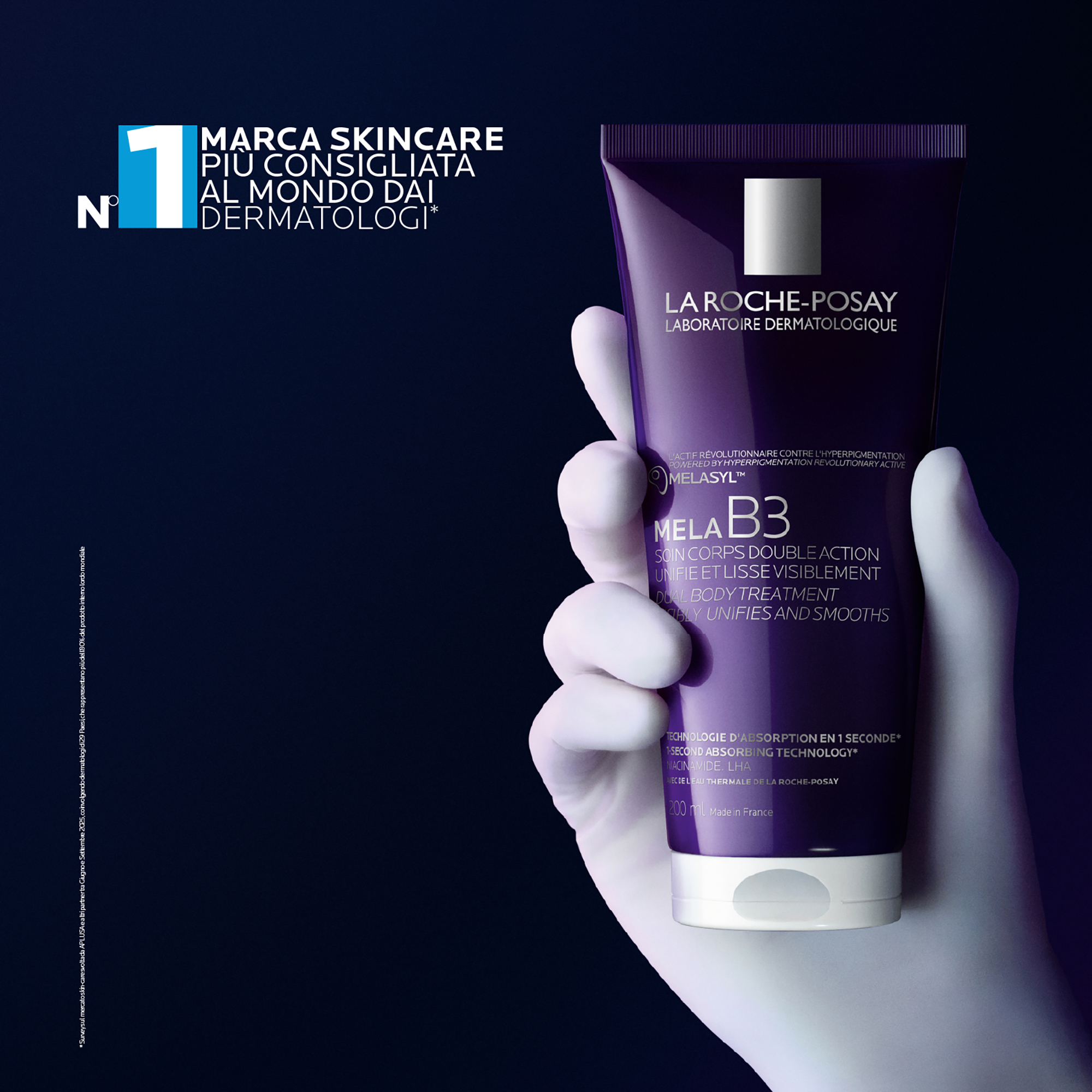 La Roche-Posay Mela B3 - Trattamento Uniformante Levigante Corpo 200 ml