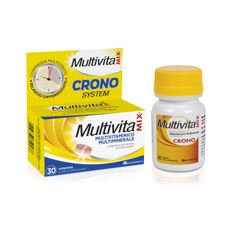 MultivitaMIX Crono Integratore Vitamine e Minerali 30 Compresse
