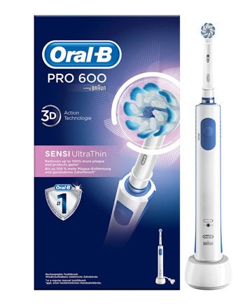 Oral-B Pro 600 Sensi Ultrathin Spazzolino Elettrico Ricaricabile