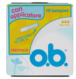 O.B. Compact Applicator Normal 16 Assorbenti Interni con Applicatori