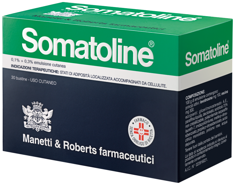 Somatoline - Emulsione Cutanea Anti-cellulite 0,1% + 0,3% - 30 Bustine