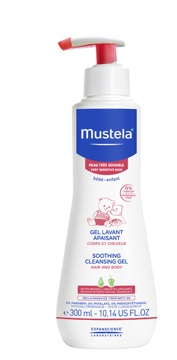 Mustela Pelle Ipersensibile Gel Detergente Lenitivo Corpo e Capelli