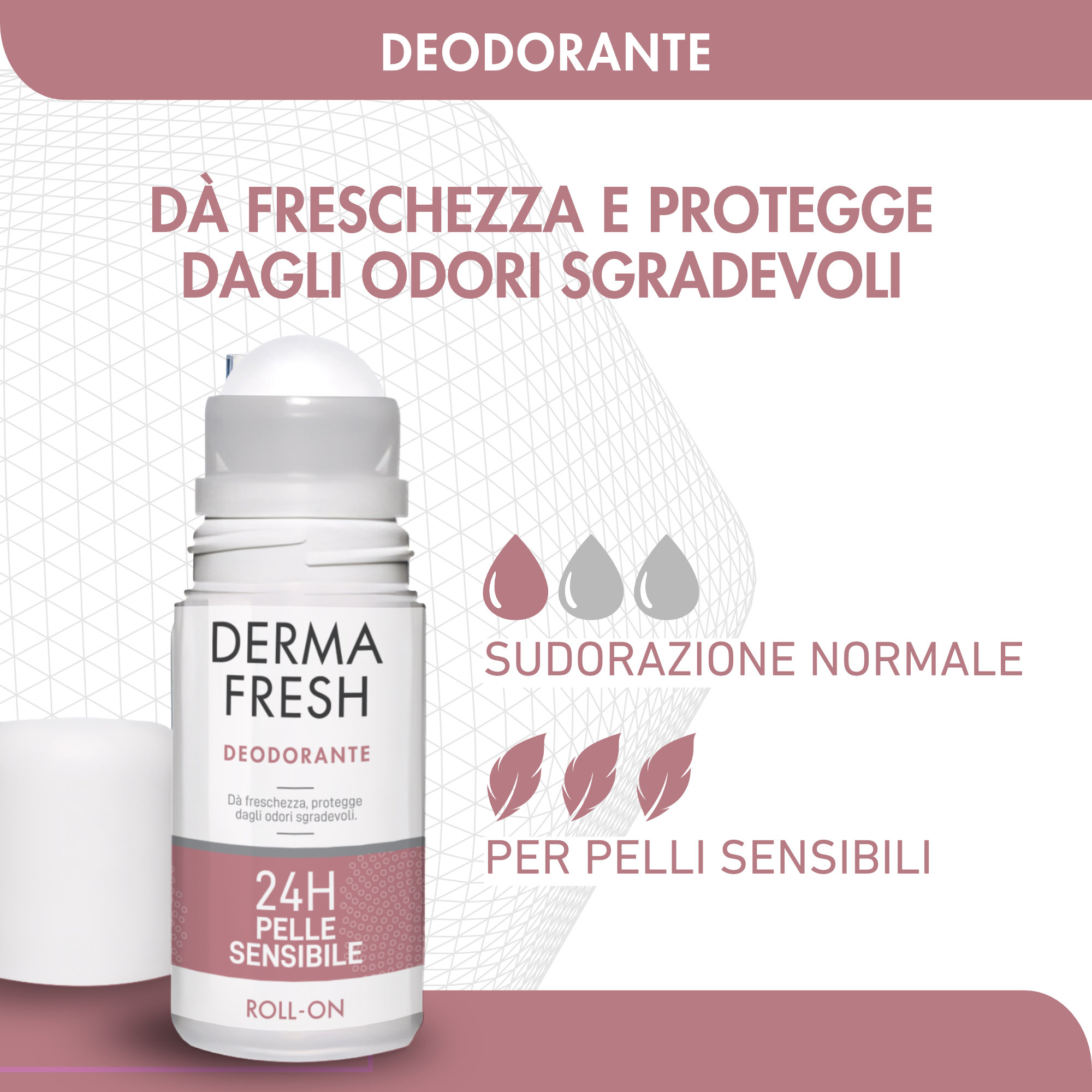 DERMAFRESH 24H P/SENS ROLL50ML