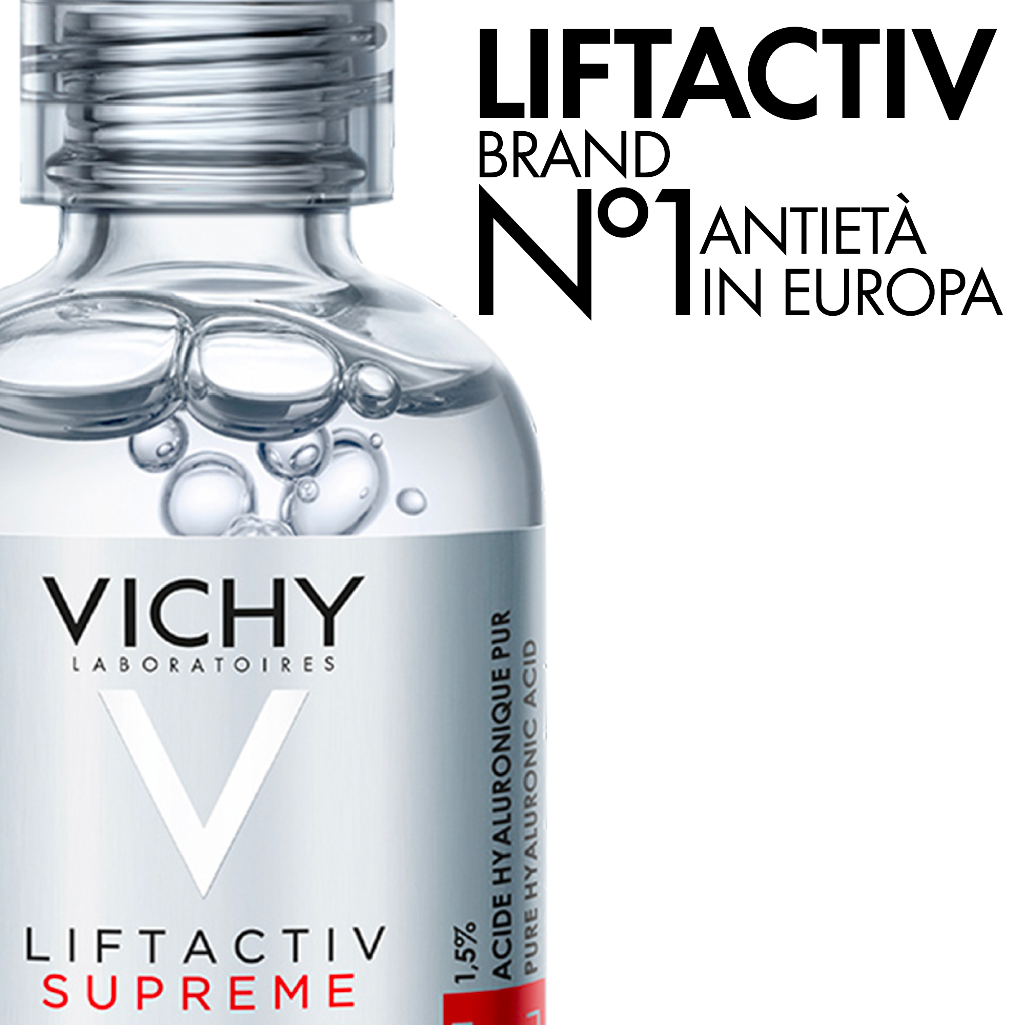 Liftactiv Supreme Siero HA Epidermic Filler con 1,5% di Acido Ialuronico Puro 30 ml