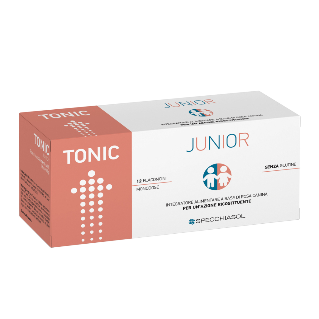 Specchiasol Tonic Junior Integratore Tonico Bambini 12 flaconcini