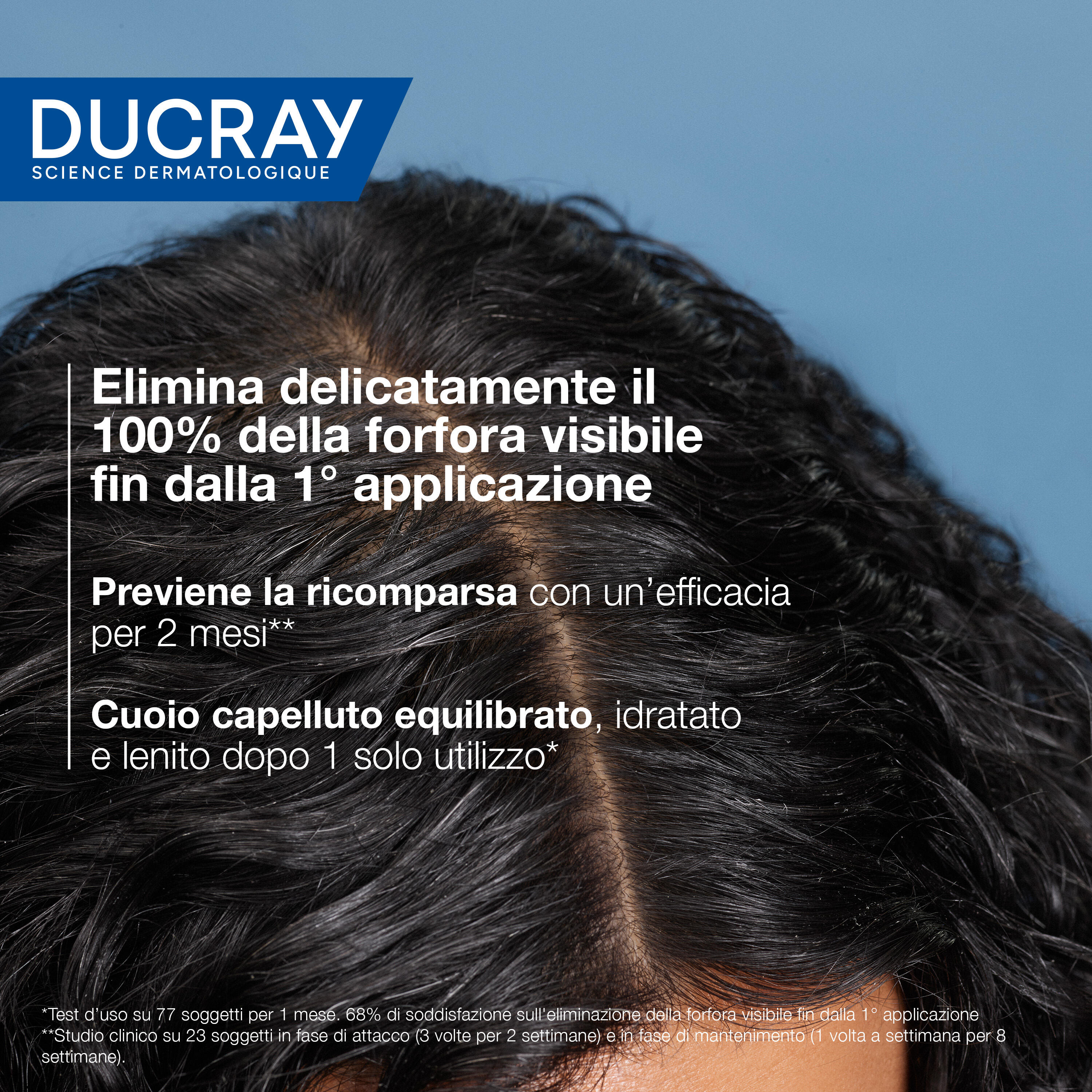 Ducray Kelual Squanorm Shampoo Trattante Idratante Forfora Secca, Elimina 100% della forfora, Azione anti-ricomparsa, Cuoio capelluto secco 200ml 