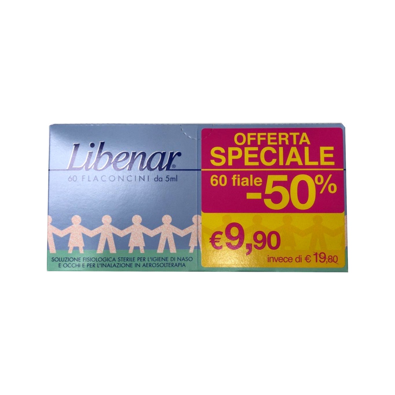 Libenar Soluzione Fisiologica PROMO 60 Flaconcini