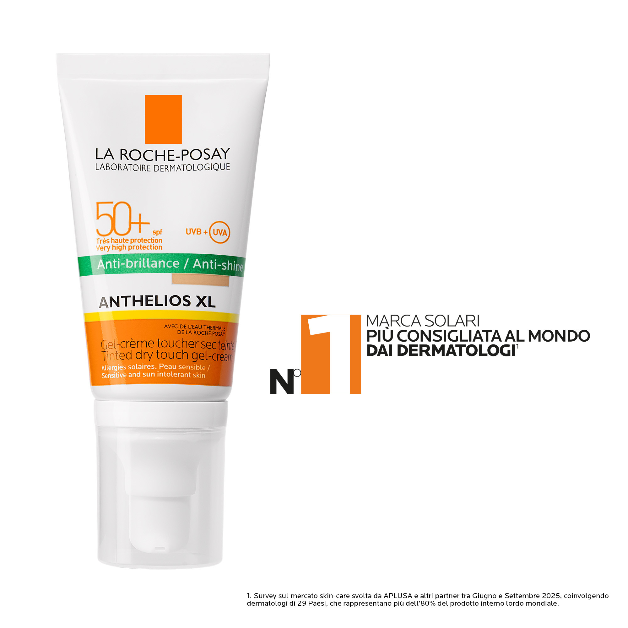 La Roche-Posay Anthelios UVMUNE 400 - Gel Crema Oil Control SPF50+ Colorato 50 ml