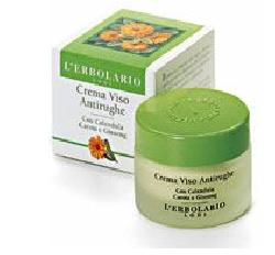 L'Erbolario Crema Viso Antirughe con Calendula Carota e Ginseng 30ml