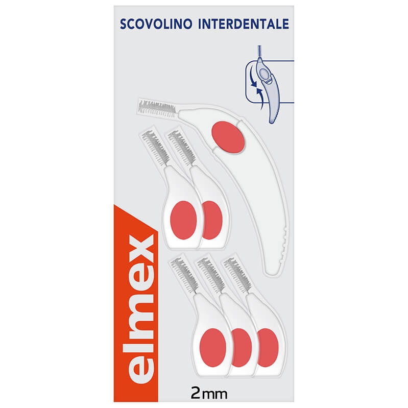 Elmex Scovolino Interdentale 2 mm + Manico 6 Scovolini