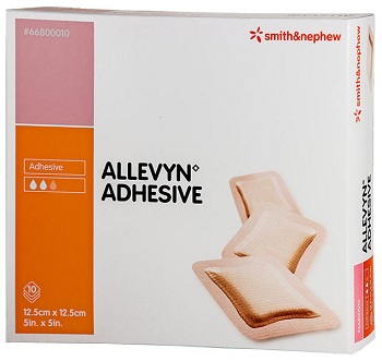 ALLEVYN ADHESIVE 12,5X12,5 10P