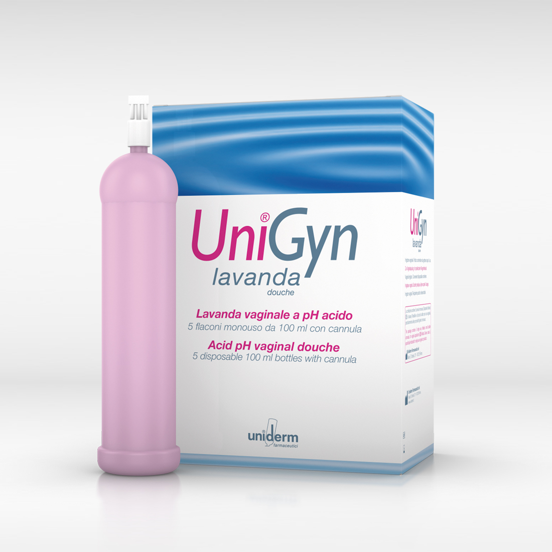 Unigyn Lavanda Vaginale Monouso 5 Flaconi Con Cannula Vaginale