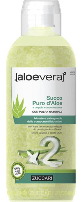 Zuccari - [Aloevera]2 - Succo Puro D'Aloe A Doppia Concentrazione 1000 ml