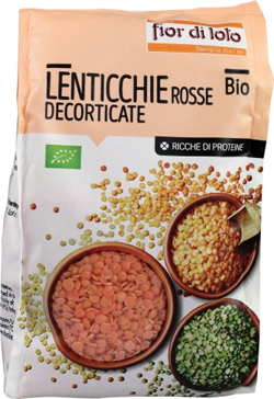 Fior Di Loto Lenticchie Piccole di Rodi Decorticate Biologiche 400 g