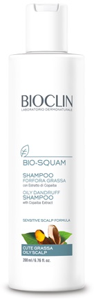 Bioclin Bio-Squam Shampoo Forfora Grassa e Cute Sensibile 200 ml