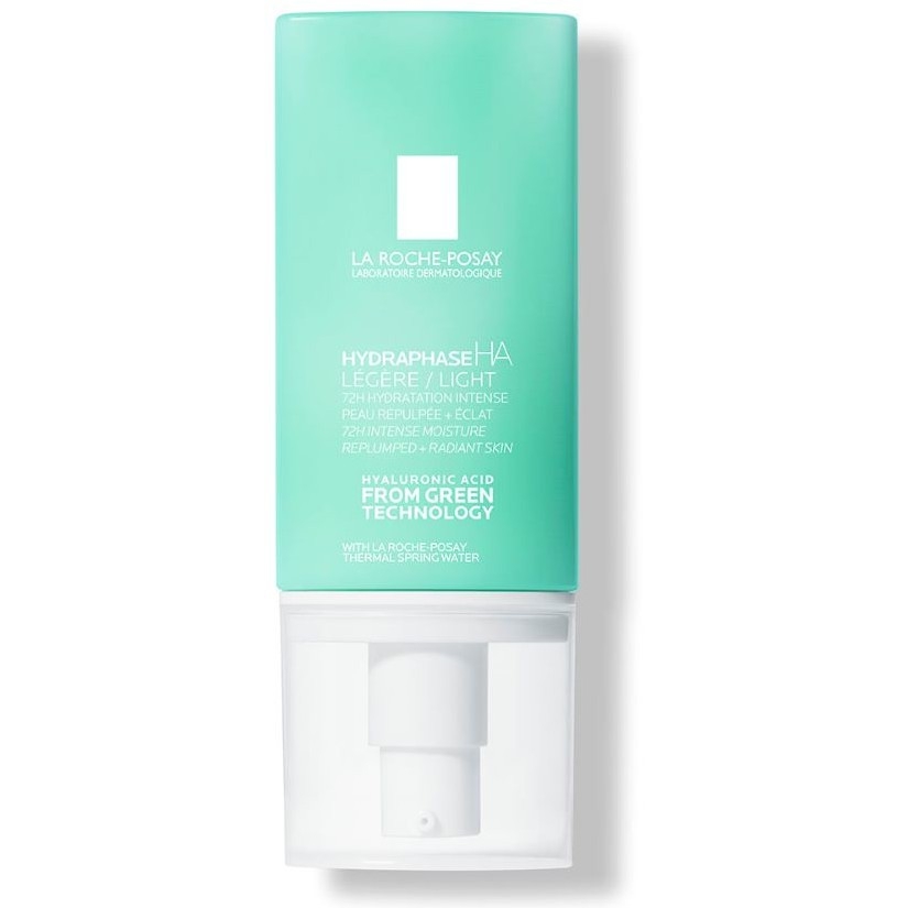 La Roche-Posay Hydraphase HA Leggera, 72H Idratazione Intensa, Luminosita' Immediata, Con Acido Ialuronico 50 ml