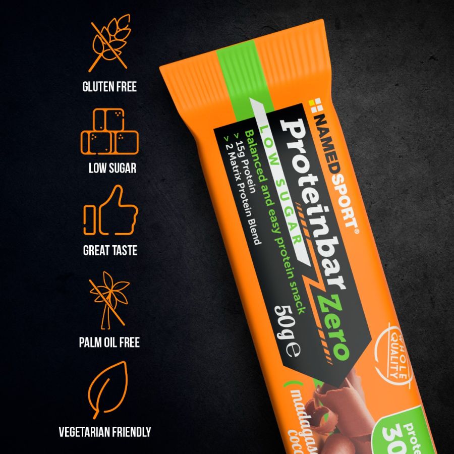 Named Sport Proteinbar Zero - Barretta Proteica Gusto Madagascar Dream Cocoa 50 g